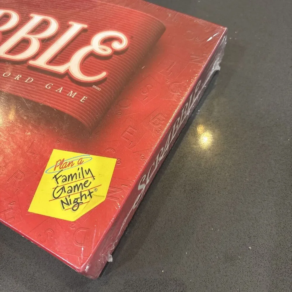 Vintage Scrabble - 2001 Edition - New & Sealed - Milton Bradley Board Game